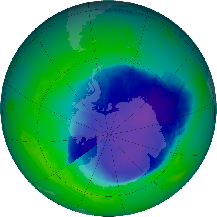 Ozone Map 2008-11-02